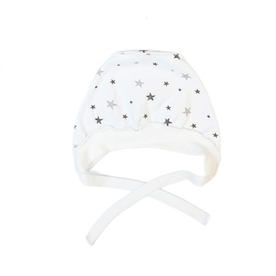 Чепчик Звёздное небо Чуди Кидс 102423 белый 01